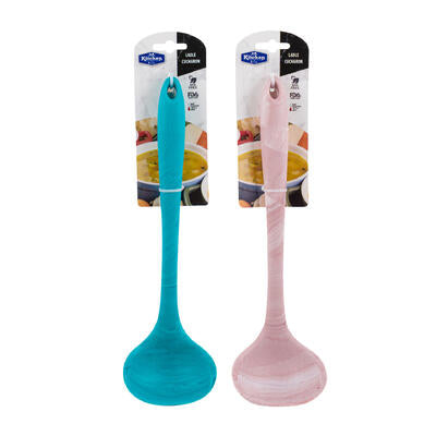 kitchen and co silicone ladle- 11.3 - assorted -- 48 per case