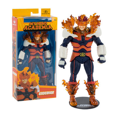 my hero academia endeavor action figure- 7 -- 6 per case
