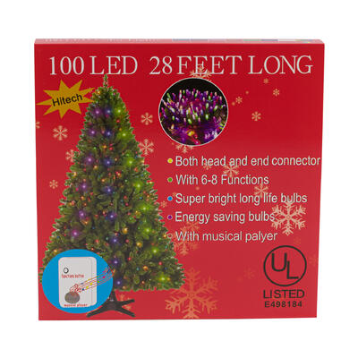 100pc led christmas lights- 28 -- 24 per case
