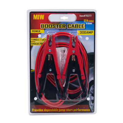 car booster cable- 12ft -- 6 per case