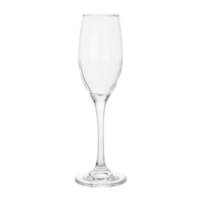 champagne glass- 6oz- clear -- 12 per case