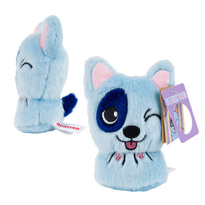 pocket pets ziggy plush- 5 - light blue -- 24 per case