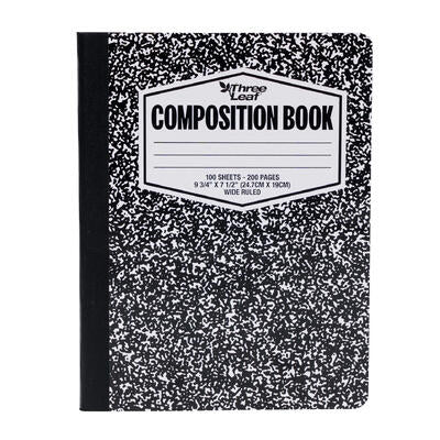 100 sheet wide ruled composition book -- 48 per case