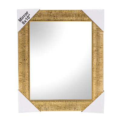 mirror- 8 x10 - gold -- 24 per case