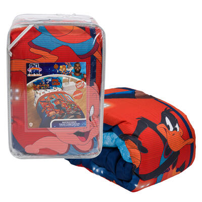 space jam 2 twin comforter -- 1 per case
