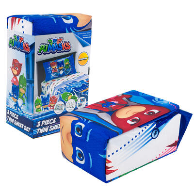 pj masks 3pc twin sheet set -- 6 per case