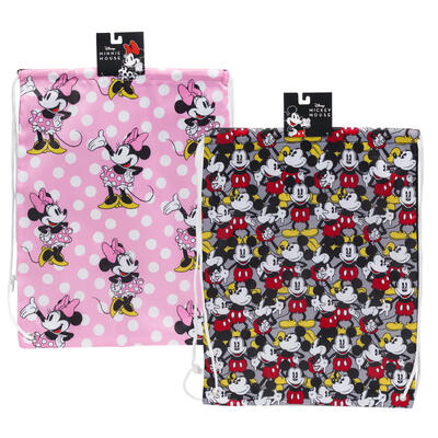 mickey and minnie mouse cinch bag- 18 - 2 assortme -- 12 per box