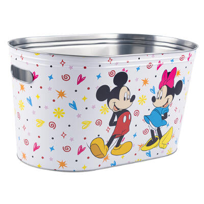 mickey and minnie oval party tub- 15.75 d -- 6 per case