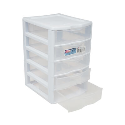 sterilite 5- drawer storage container - 11 1 8 h -- 4 per case
