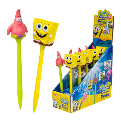 sponge bob square pants pen- 6 - 2 assorted characte -- 60 per case