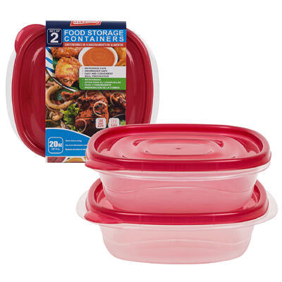 mr. handy square food container set- 20oz -- 24 per case