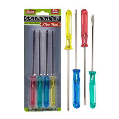 screwdriver set 4pc7 l -- 48 per case