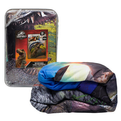jurassic world microfiber twin comforter -- 1 per case