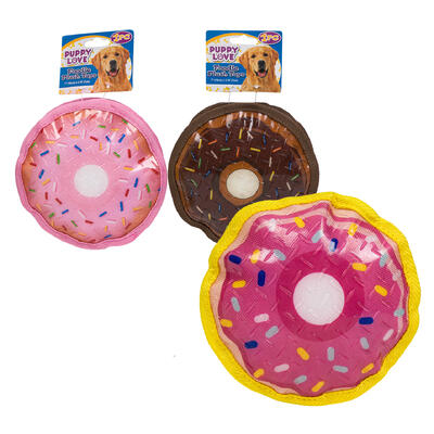donuts pet toy- 7 - 3 assortments -- 24 per case