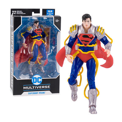 dc multiverse superboy prime action figure- 7 -- 6 per case