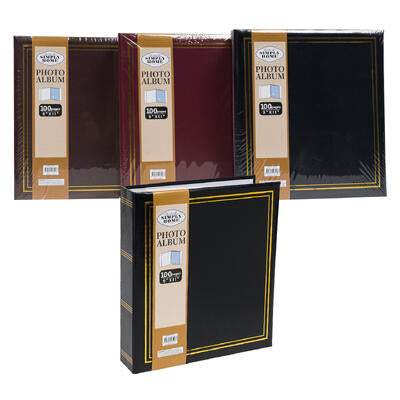 simply home 100pg magnetic photo album- 9 x11 -- 6 per case