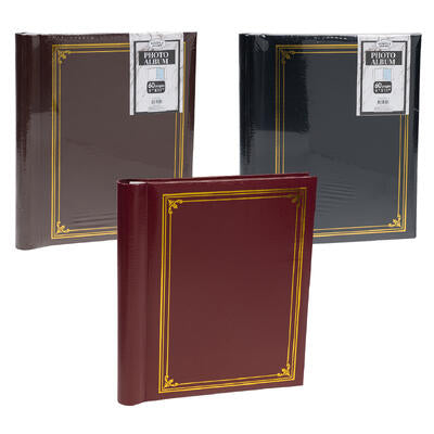 simply home 60pg spiral magnetic photo album- 11 -- 12 per case