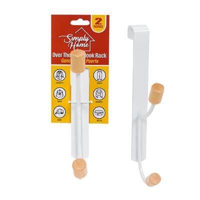 over the door rack 6.7 w2 wood -- 48 per case