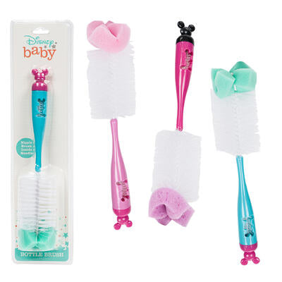 bottle brush 2pc minnie 3ast -- 48 per case