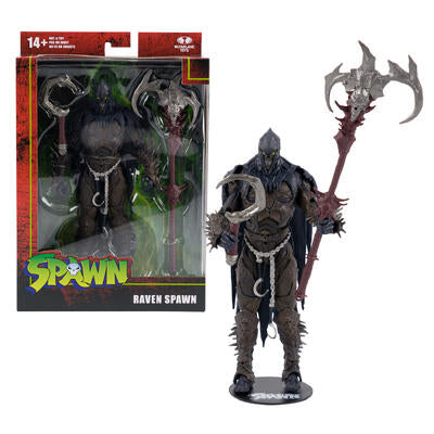 spawn raven action figure- 7 -- 6 per case