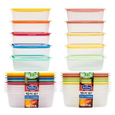 food storage set w lid 10pc 29 -- 12 per case