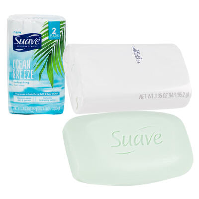 soap 3.35oz ocean breeze suave -- 96 per case