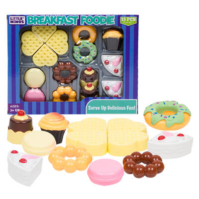 playset 15pc breakfast foodie -- 6 per case