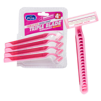 razor 4pktriple blade ladies -- 48 per case