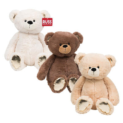 plush 14 shimmer bear 3ast -- 12 per case