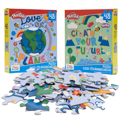 puzzle 48pc play doh 2asst -- 24 per case