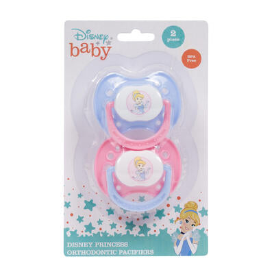 pacifier 2pk dis princess cind -- 48 per case