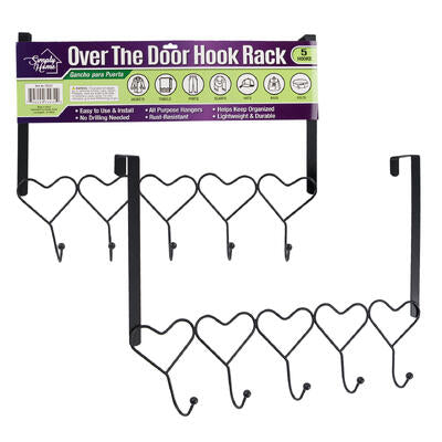 over the door rack 16.1 w 5hoo -- 12 per case