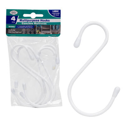 hook 4 4pk s-shape lrg laminat -- 48 per case