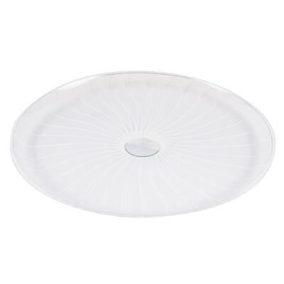 serving tray 15.6 rnd plstc lr -- 36 per case