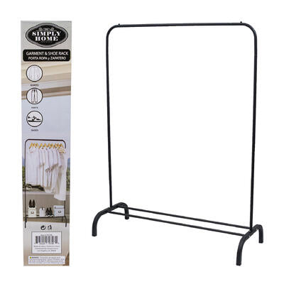 clothes rack 58 h metal black -- 6 per case