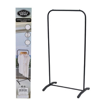 clothes rack 48 h metal black -- 6 per case