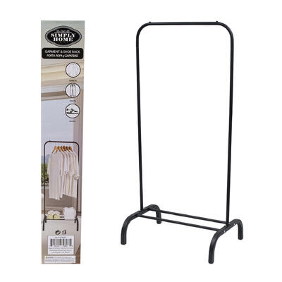 clothes rack 51 h metal black -- 6 per case