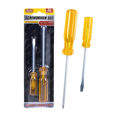 screwdriver set 2pc yellow -- 48 per case
