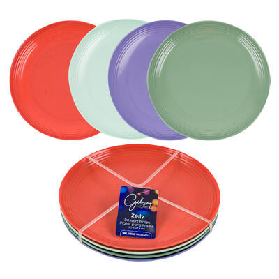 dessert plate set 4pc8.5 embos -- 4 per case