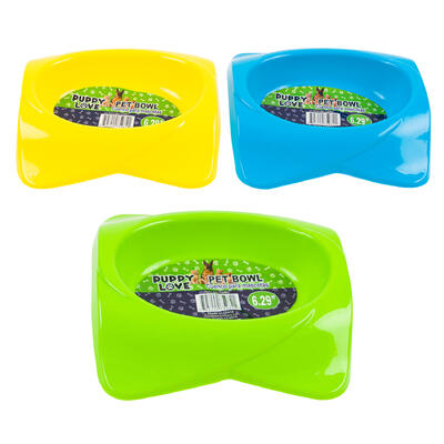 pet bowl 6.29 plastic 3ast c -- 48 per case