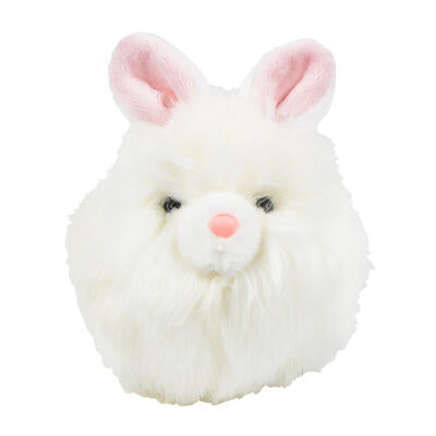 plush 5 bunny puff-white -- 24 per case