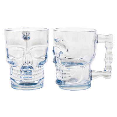 glass mug 17.24oz electroplate -- 12 per case