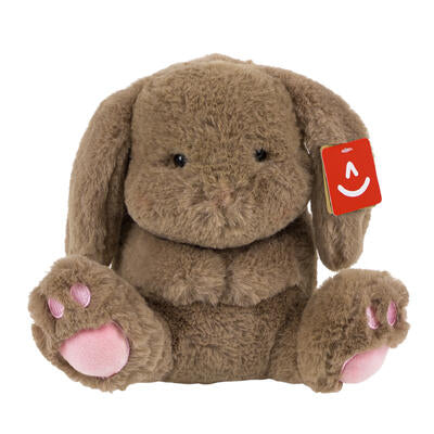 plush 9 toe bean besties taupe -- 12 per case