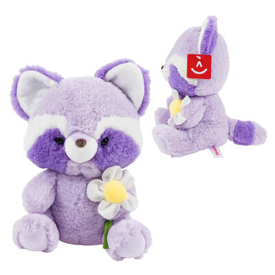 plush 9 woodland frnds racoon -- 12 per case