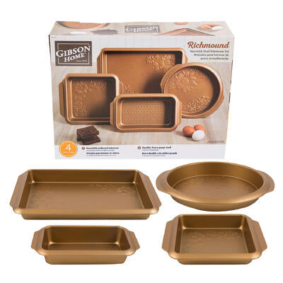 bakeware set 4pcnon-stick copp -- 4 per case