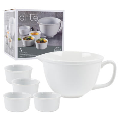 mixing bowl set 5pcwht ew ramek -- 2 per case