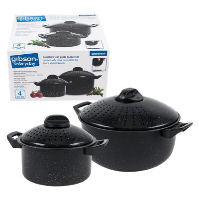 pasta pot set 4pcblac kw bakeli -- 6 per case