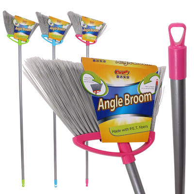 angle broom deluxe broom - assorted 47.25 h -- 24 per case