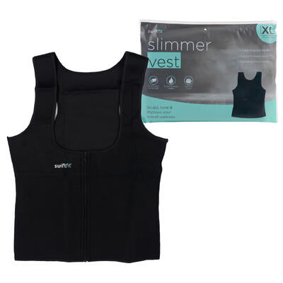 slimming vest xl women black -- 20 per case