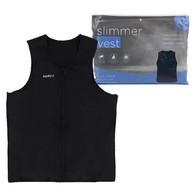 slimming vest lrg men blk -- 20 per case